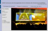 Premios del XXIX Concurso de Escaparates de la Cámara de Comercio de Bilbao