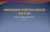 Antología poética siglos XIX i XX