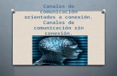 Exposicion canales de comunicacion con conexion y sin conexion