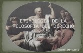 Etimologia de la filosofia del derecho