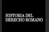 Historia del derecho Romano - Valerie Vásquez