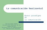 La comunicación horizontal