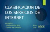 Clasificacion de los servicios de internet