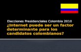 Uso de internet en elecciones presidenciales colombia 2010