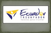 Ecuador triunfador