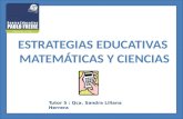Estrategias Matemáticas y Ciencias