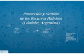 Agua protección y gestión en córdoba, argentina