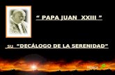 Pensamientos Juan XXIII