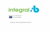 Presentación resultados Proyecto Integral-b en Asturias