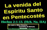 CONF. CUMPLIMIENTO DE LA PROMESA Y VENIDA DEL ESPÍRITU SANTO EN PENTECOSTÉS. HECHOS 2.1-13