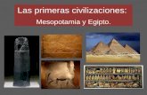 Las primeras civilizaciones (I): Mesopotamia.