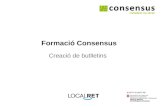 Formació Consensus: Butlletí
