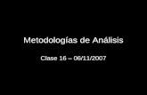 Clase 16, 6/11/2007