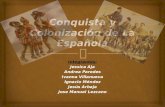 Conquista y colonizacion de la española