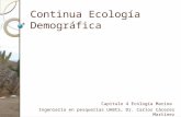 Continua EcologíA DemográFica