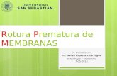 RPM RUPTURA PREMATURA DE MEMBRANA CHILE 2014