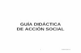 Guía didáctica de acción social