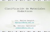 Clasificación de materiales didácticos 1