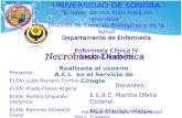 Sesion clinica issste necrobiosis diabetica
