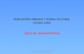 PoblacióN Urbana Y Rural En Chile