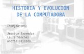 HISTORIA Y EVOLUCIÓN DE LA COMPUTADORA