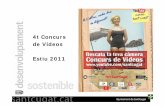 Dossier de premsa Concurs de Vídeos Canal YouTube Sant Cugat