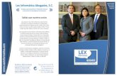 Díptico Lex Informática Abogados 2012