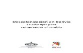 4 ejes para la decolonizacion en bolivia
