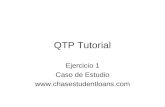 Qtp tutorial 1   caso chasestudentloans