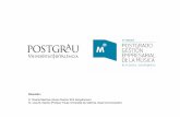 Docentes y contenidos 2ª edición Postgrado Gestión Empresarial de la Música Universitat de Valencia.