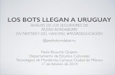 Pedro Bordaberry: los bots llegan a Uruguay