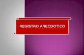 REGISTRO ANECDOTICO