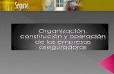Grupo i constitucion, organizacion y operaciones de empresas de seguros