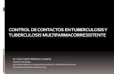 Control de contactos en tuberculosis y tuberculosis multifarmacorresistente