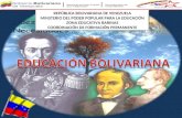 Fundamentos filosoficos y politicos educacion bolivariana.