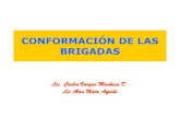 CONFORMACIÓN DE BRIGADAS