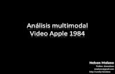 Análisis multimodal video apple 1984
