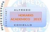 Horario  academico 2013