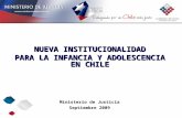 Presentación de nueva institucionalidad para la infancia y adolescencia en Chile