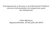 Curso "Gobierno abierto y electrónico" Aguascalientes, Ags.