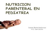 Nutricion parenteral peditrica