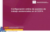 Configuración online de puestos de trabajo asistenciales en el SSPA