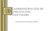Administracion de proyectos software i estudiantes