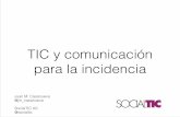 TIC y Comunicación para la Incidencia