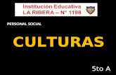 Culturas.Primaria. IE N° 1198. La Ribera. Aula de Innovaciones Pedagógicas.