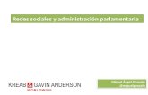 Redes sociales y administración parlamentaria