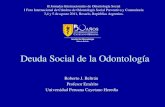 Deuda Social de la Odontología, Roberto Beltrán
