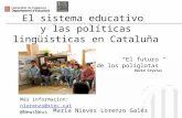 Las lenguas en el Sistema educativo en Catalunya- Presentación en Jaen, SEDLL 2010l