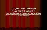 Projecte de 5è  un món d'òpera