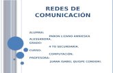 Redes de comunicación;